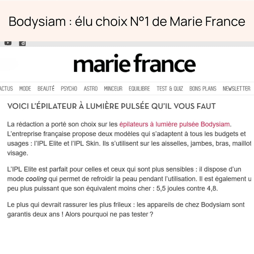 Epilateur Lumiere Pulsée - Bodysiam Skin Expert Lite